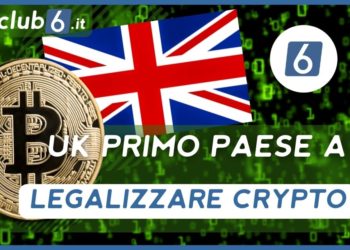 UK il primo paese Europeo a legalizzare le criptovalute