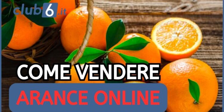 vendere arance online