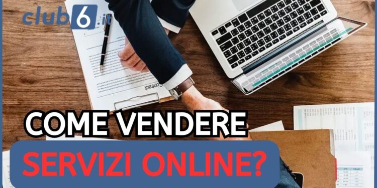 vendere servizi online
