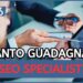 seo specialist stipendio